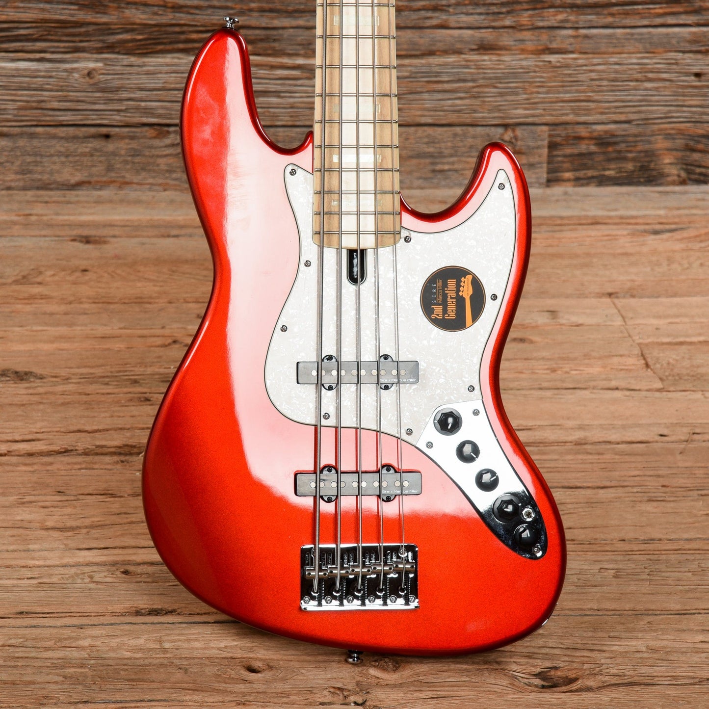Sire Marcus Miller V7 Swamp Ash 5-String Bright Metallic Red (2nd Gen) Bass Guitars / 5-String or More
