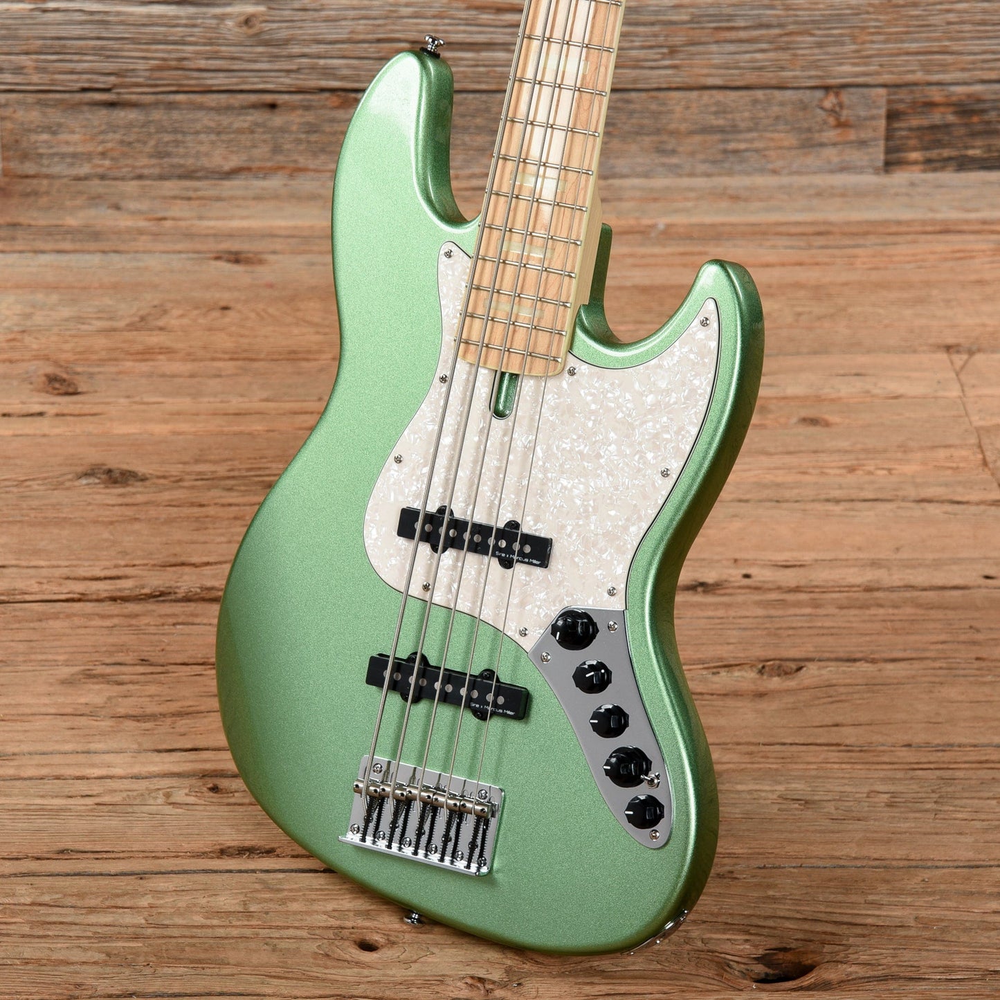 Sire Marcus Miller V7 Swamp Ash 5-String Sherwood Green (2nd Gen) Bass Guitars / 5-String or More