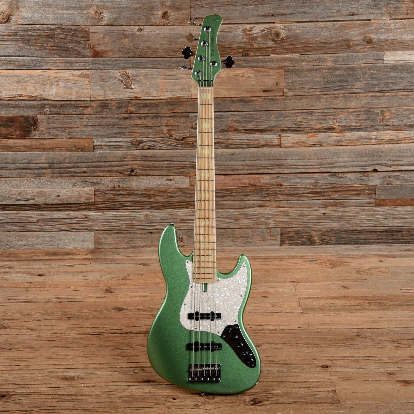 Sire Marcus Miller V7 Swamp Ash 5-String Sherwood Green (2nd Gen) Bass Guitars / 5-String or More
