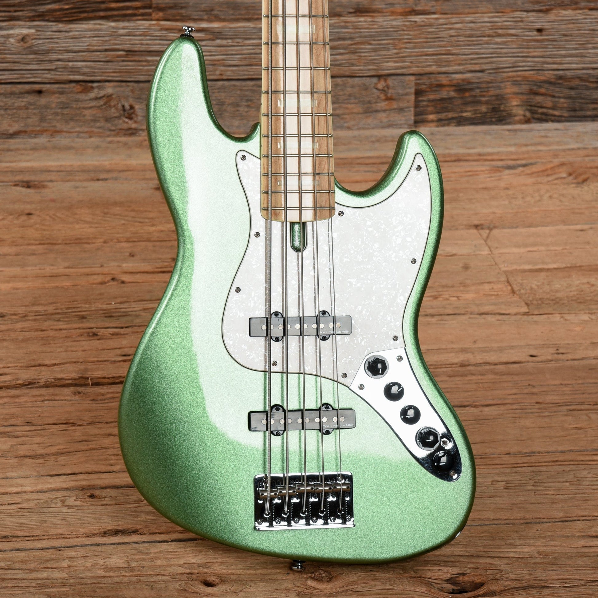 Sire Marcus Miller V7 Swamp Ash 5-String Sherwood Green (2nd Gen) Bass Guitars / 5-String or More