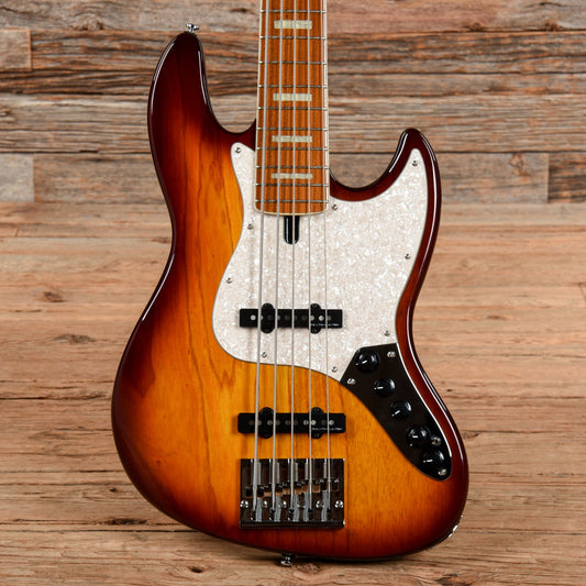 Sire Marcus Miller V8 Swamp Ash 5-String Tobacco Sunburst Bass Guitars / 5-String or More