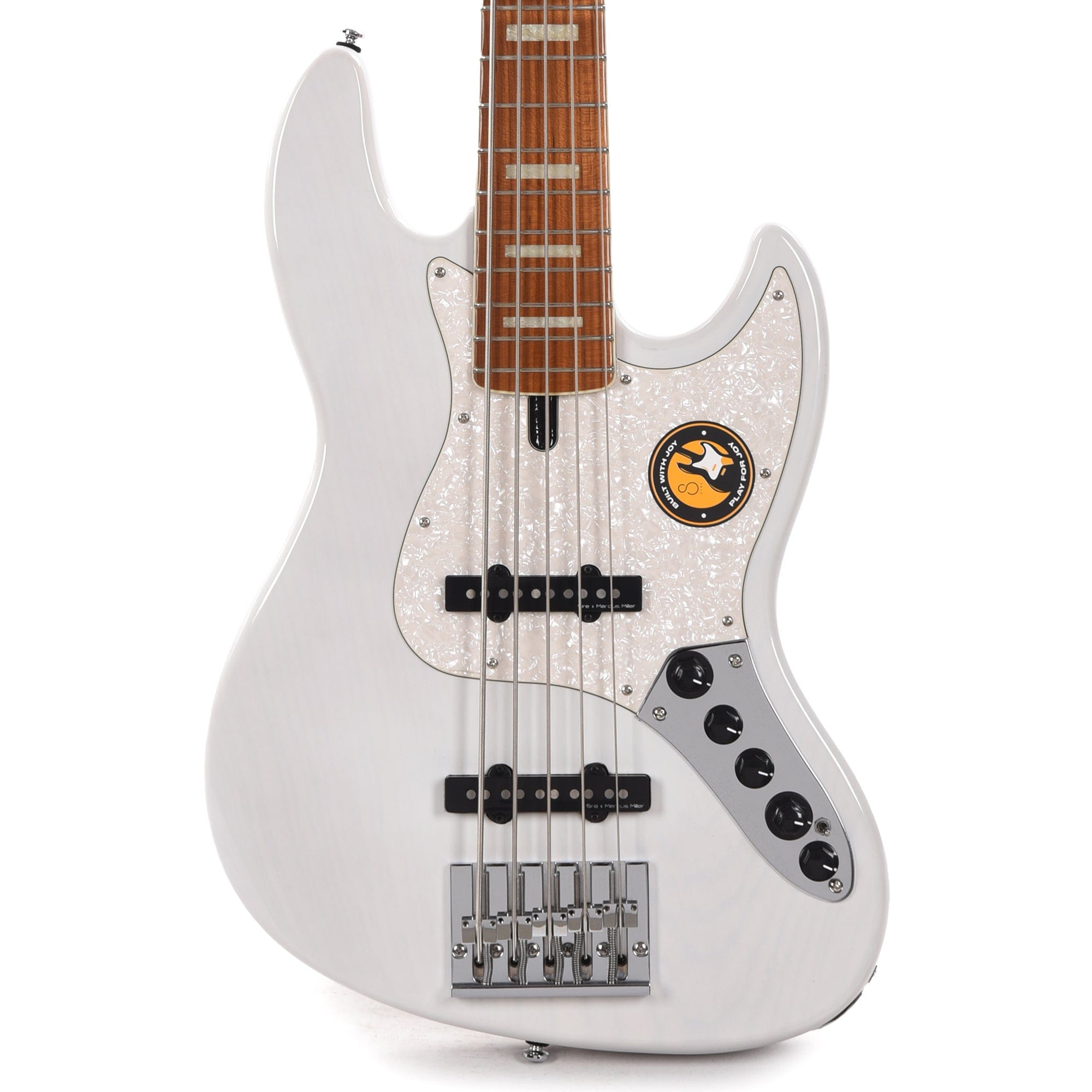 Sire Marcus Miller V8 Swamp Ash 5-String White Blonde – Chicago
