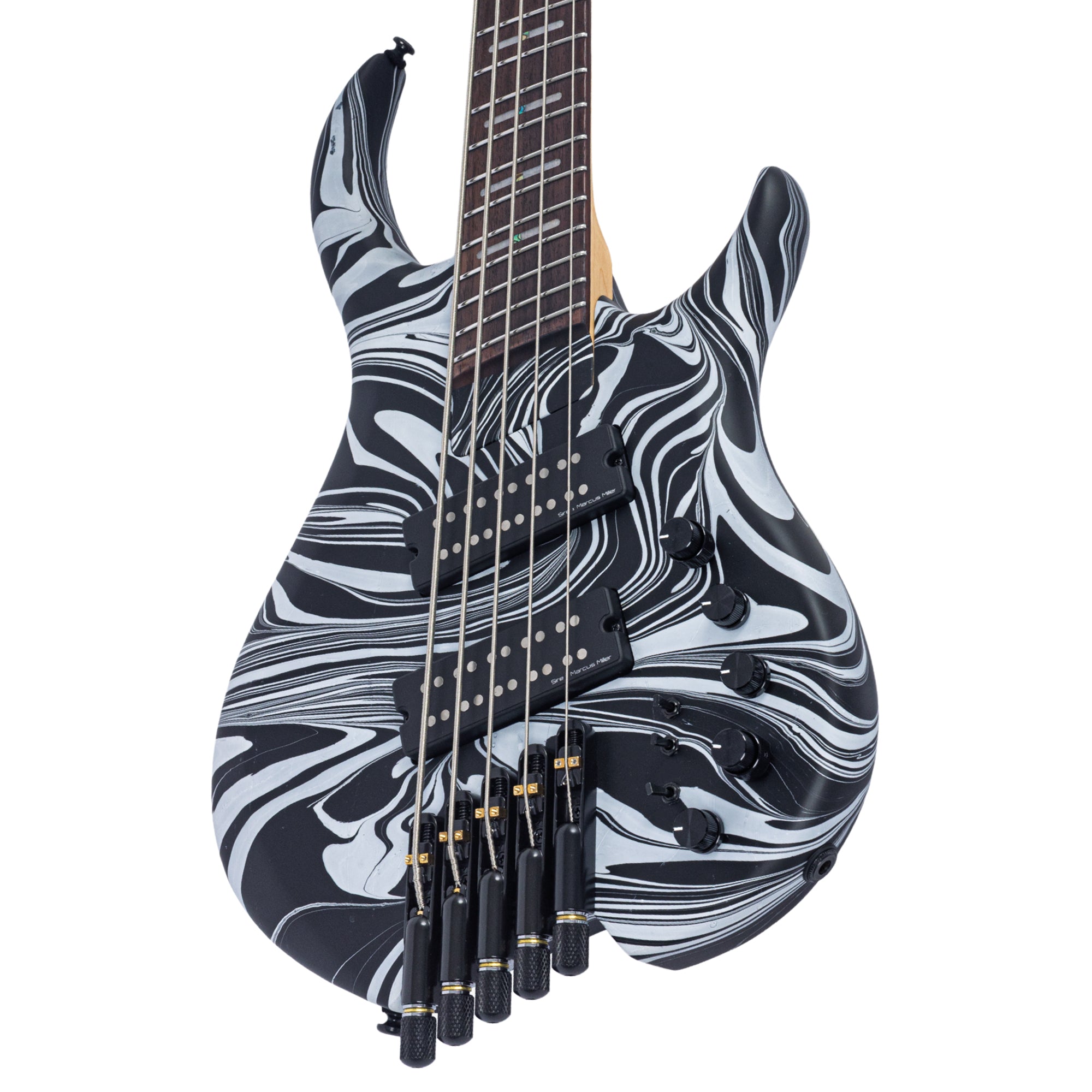 Sire Marcus Miller M6 Headless 5-String Black Swirl – Chicago Music ...