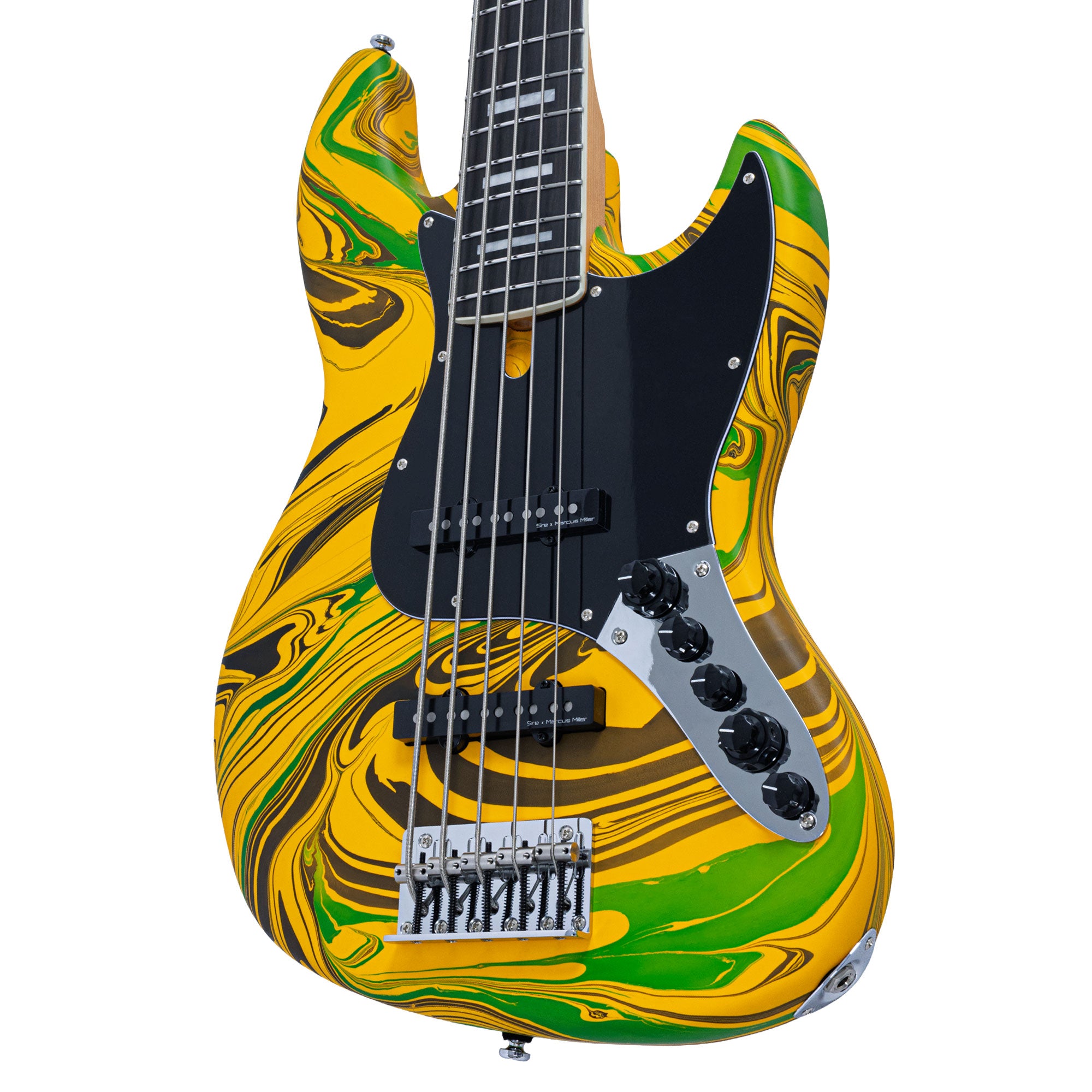 ベース Sire by Marcus Miller V7 Sire Marcus Miller V7 5-String Yellow Swirl (New Gen) – Chicago