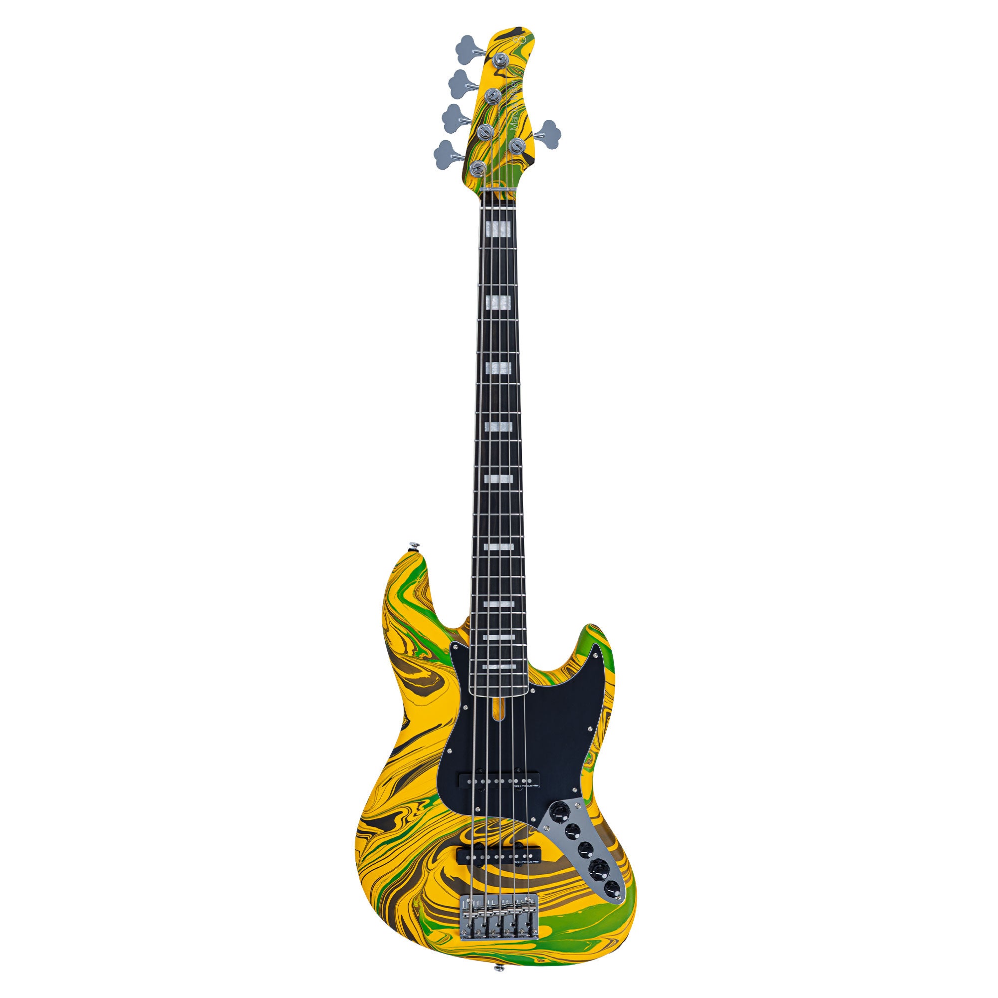 Sire Marcus Miller V7 5-String Yellow Swirl (New Gen) – Chicago