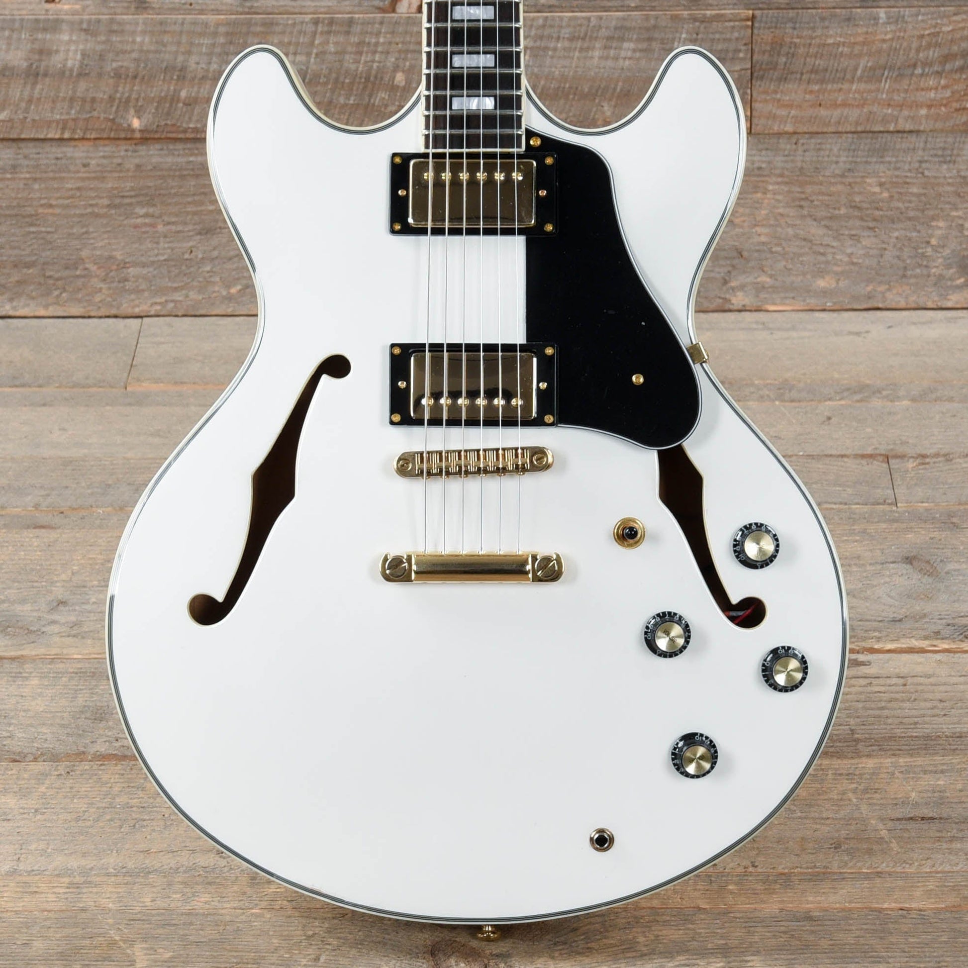 Sire Larry Carlton H7 Semi-Hollow White Electric Guitars / Semi-Hollow