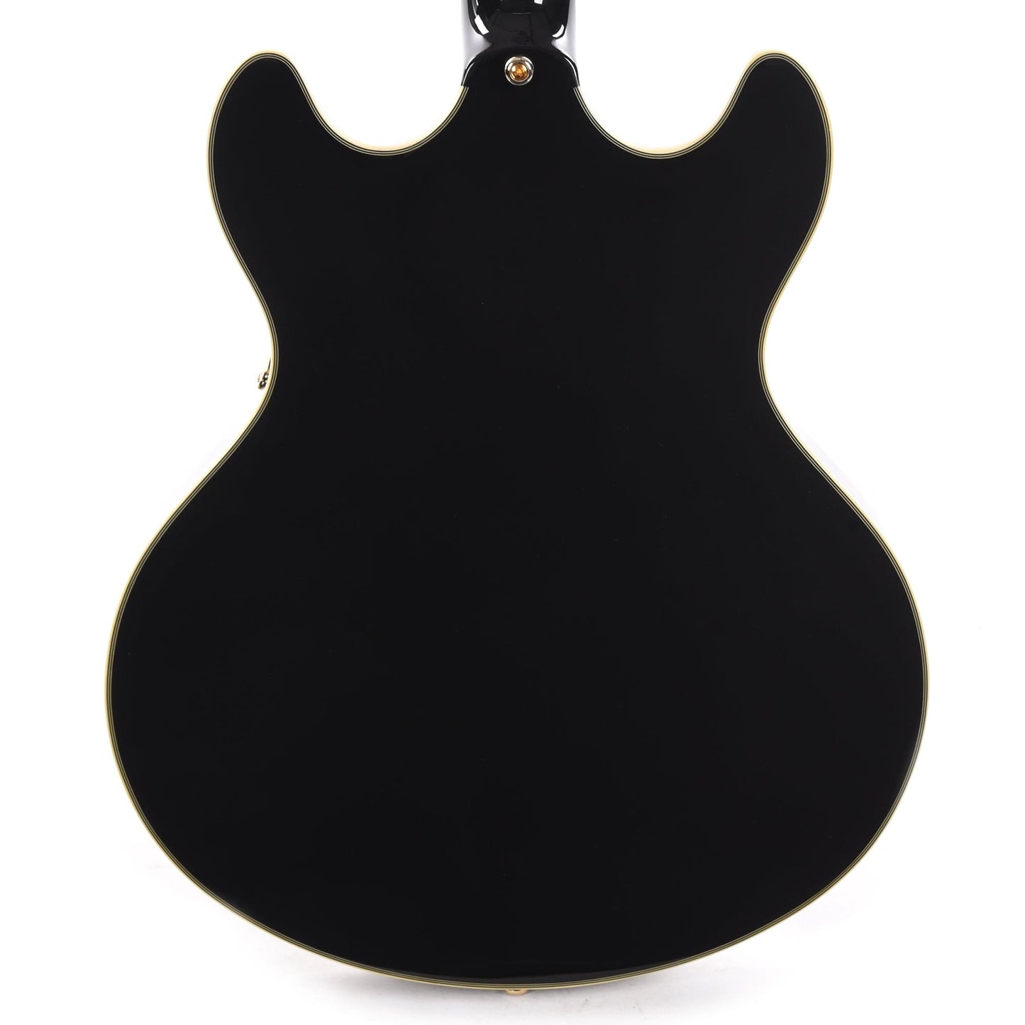 Sire Larry Carlton H7V Flame Maple Semi-Hollow Black w/Gold Hardware Electric Guitars / Semi-Hollow