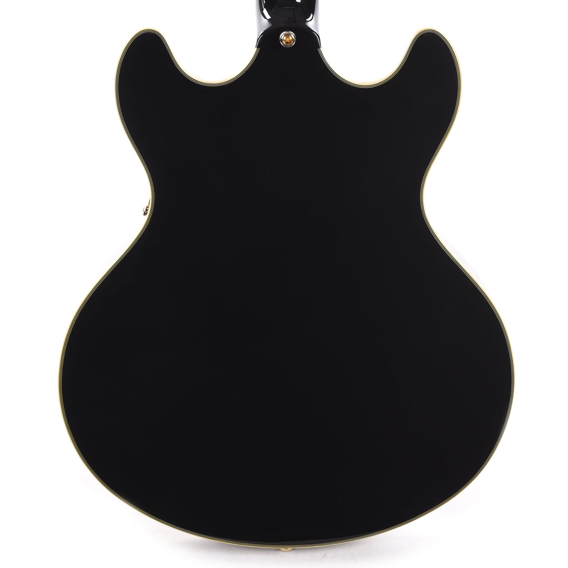 Sire Larry Carlton H7V Flame Maple Semi-Hollow Black w/Gold Hardware Electric Guitars / Semi-Hollow