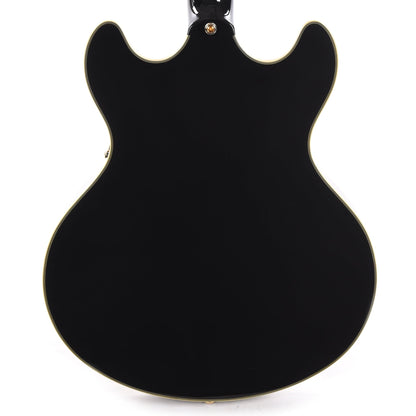 Sire Larry Carlton H7V Flame Maple Semi-Hollow Black w/Gold Hardware Electric Guitars / Semi-Hollow