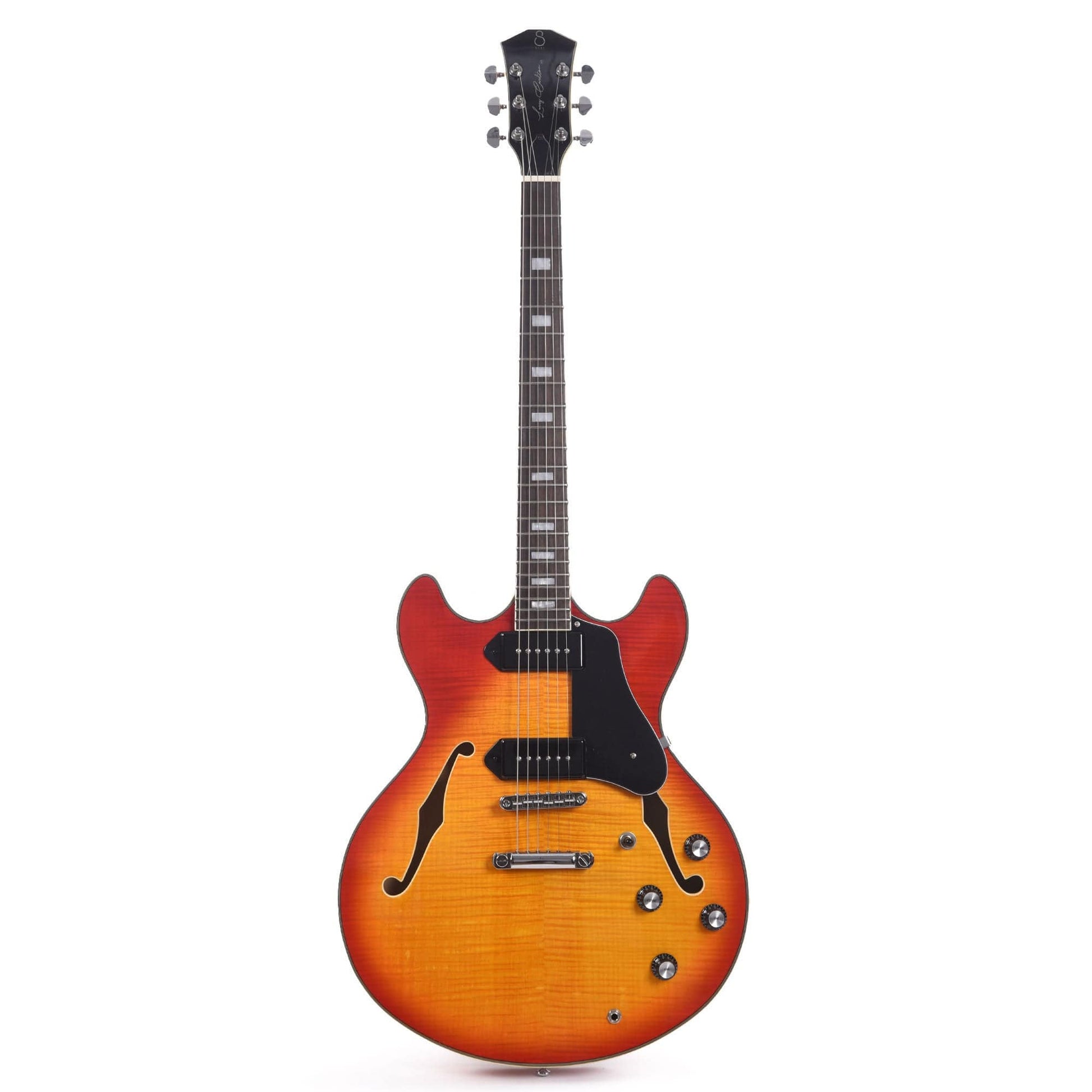 Sire Larry Carlton H7V Flame Maple Semi-Hollow Cherry Sunburst Electric Guitars / Semi-Hollow