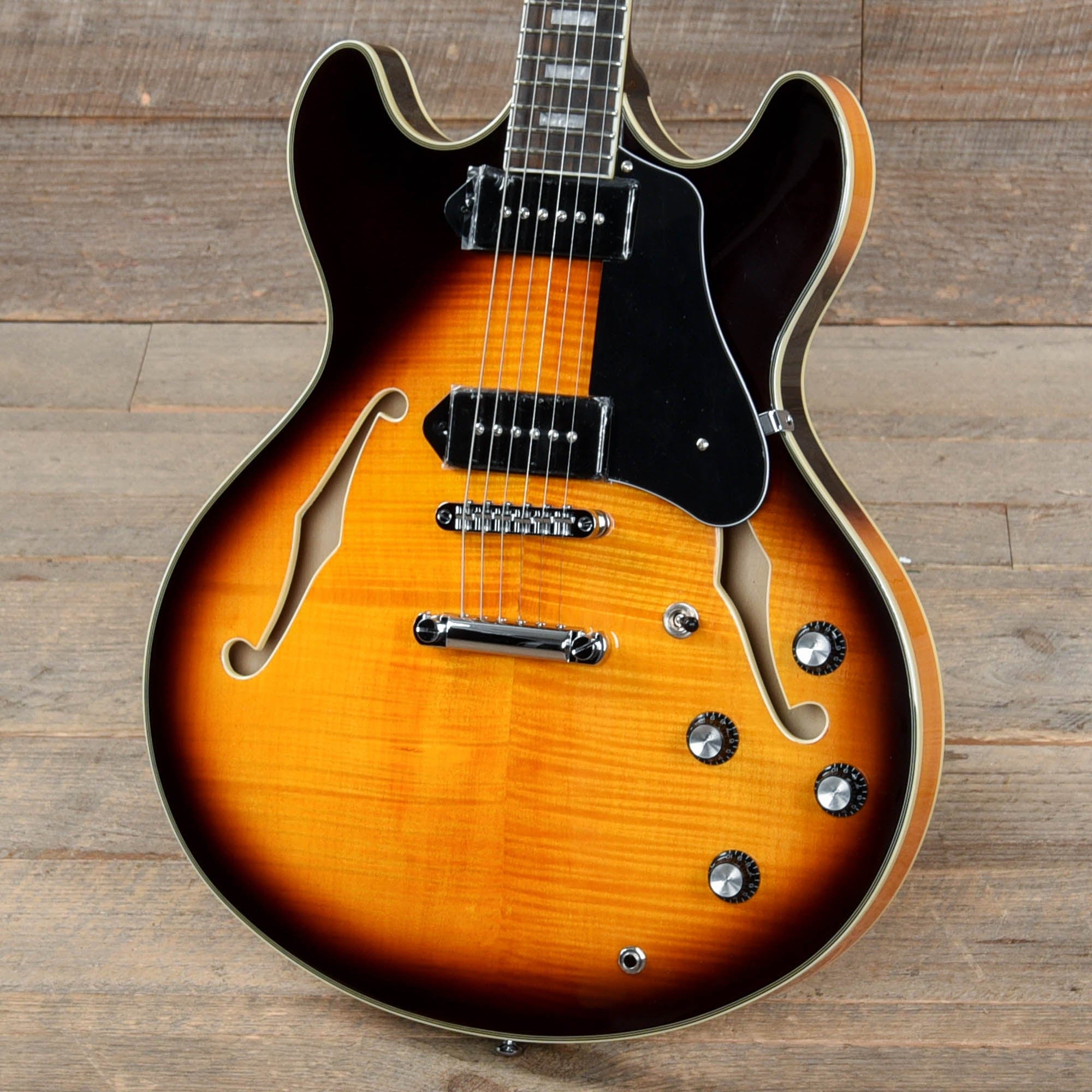 Sire Larry Carlton H7V Flame Maple Semi-Hollow Vintage Sunburst
