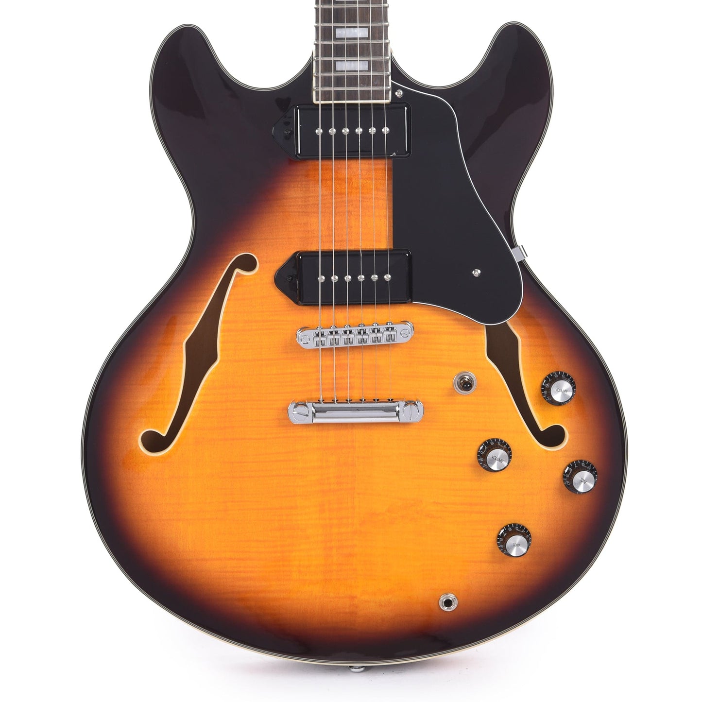 Sire Larry Carlton H7V Flame Maple Semi-Hollow Vintage Sunburst Electric Guitars / Semi-Hollow