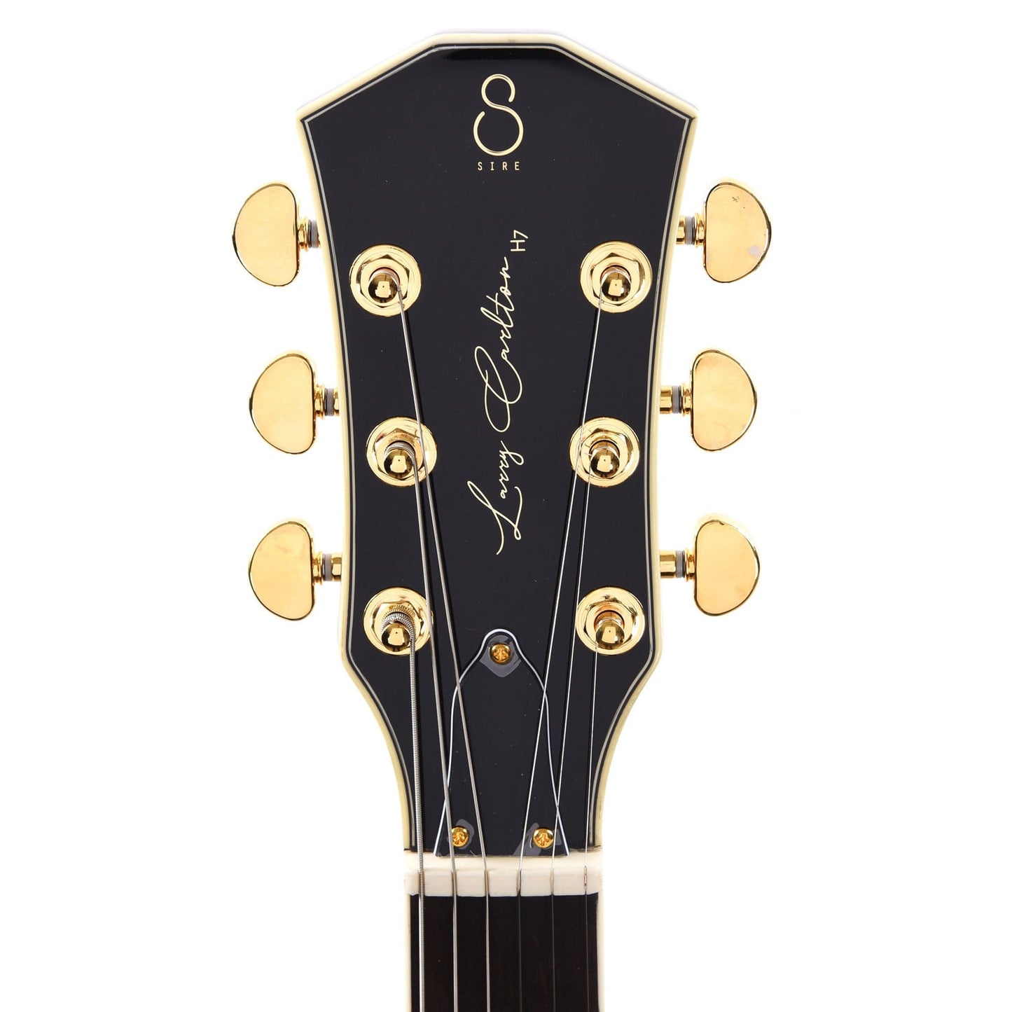 Sire Larry Carlton H7V Semi-Hollow Black w/Gold Hardware Electric Guitars / Semi-Hollow