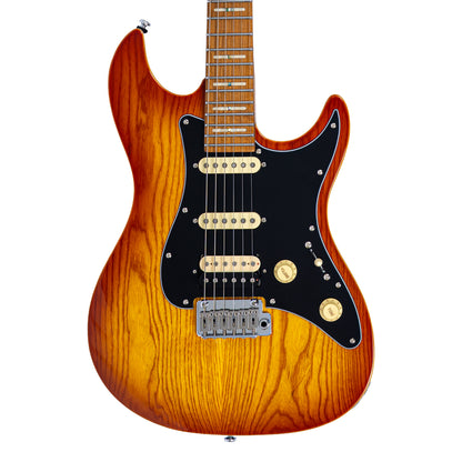 Sire Larry Carlton S7 Swamp Ash Top Roasted Amber Burst Electric Guitars