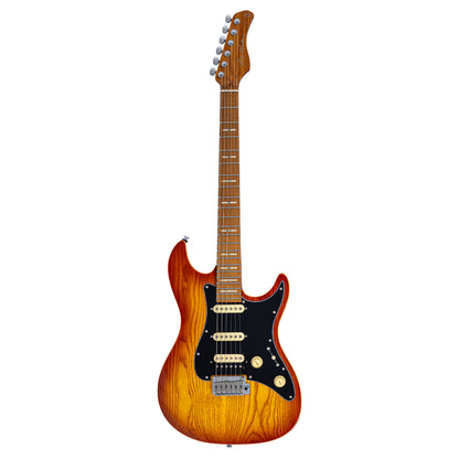 Sire Larry Carlton S7 Swamp Ash Top Roasted Amber Burst Electric Guitars