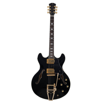 Sire Larry Carlton H7T Semi-Hollow Black w/Vibrato Electric Guitars / Solid Body