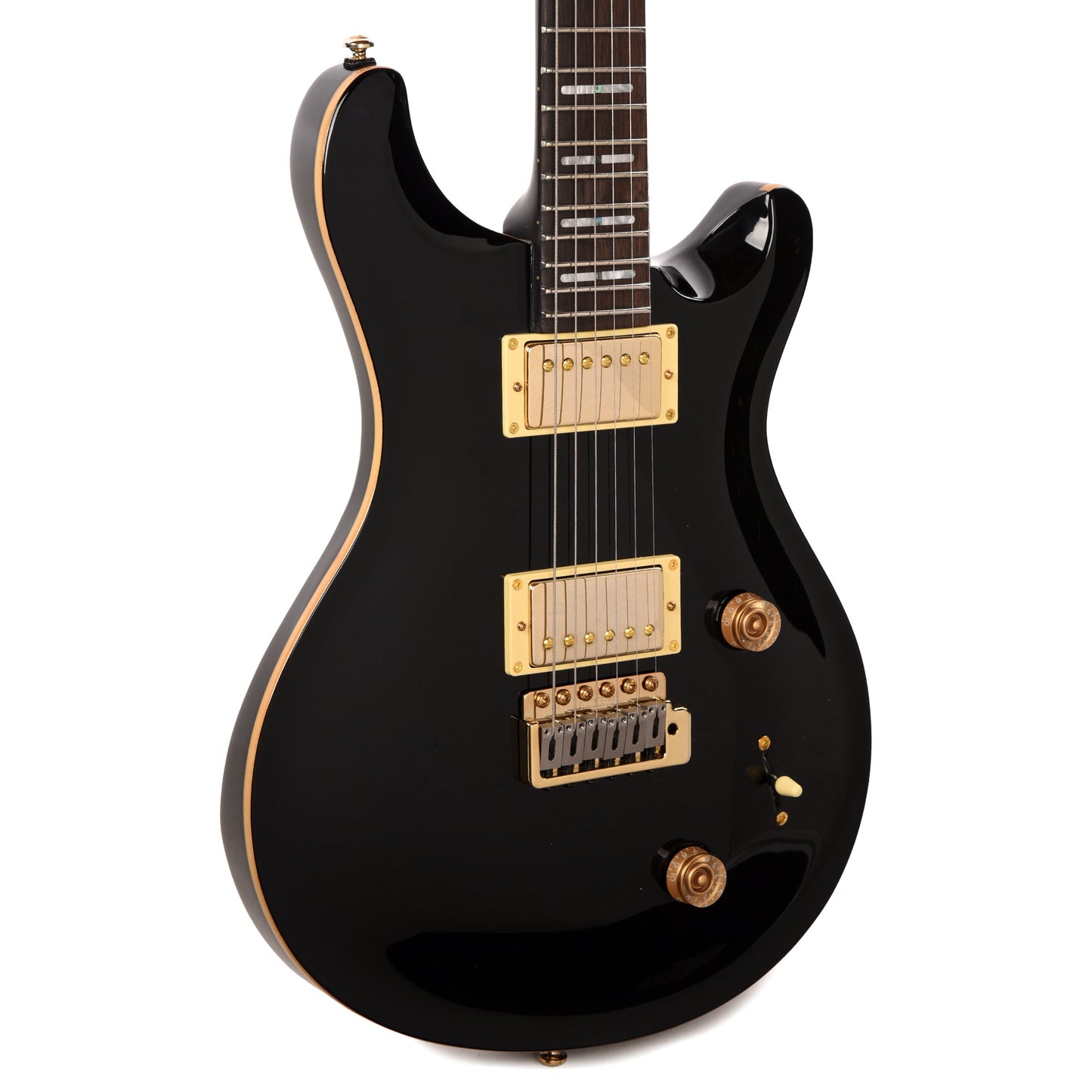 Sire Larry Carlton Q7 Black w/Gold Hardware Electric Guitars / Solid Body