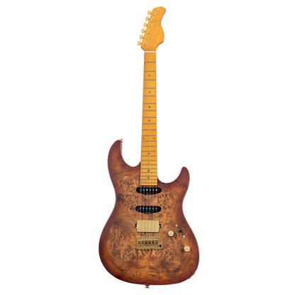 Sire Larry Carlton S10 HSS Swamp Ash/Poplar Burl Natural Burst Electric Guitars / Solid Body