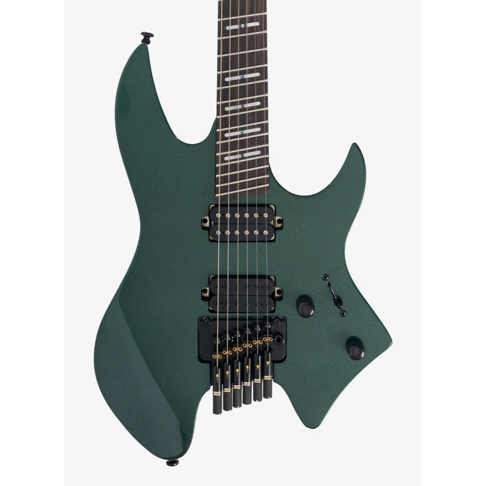 Sire Larry Carlton X6 Headless 6 Metallic Green Electric Guitars / Solid Body