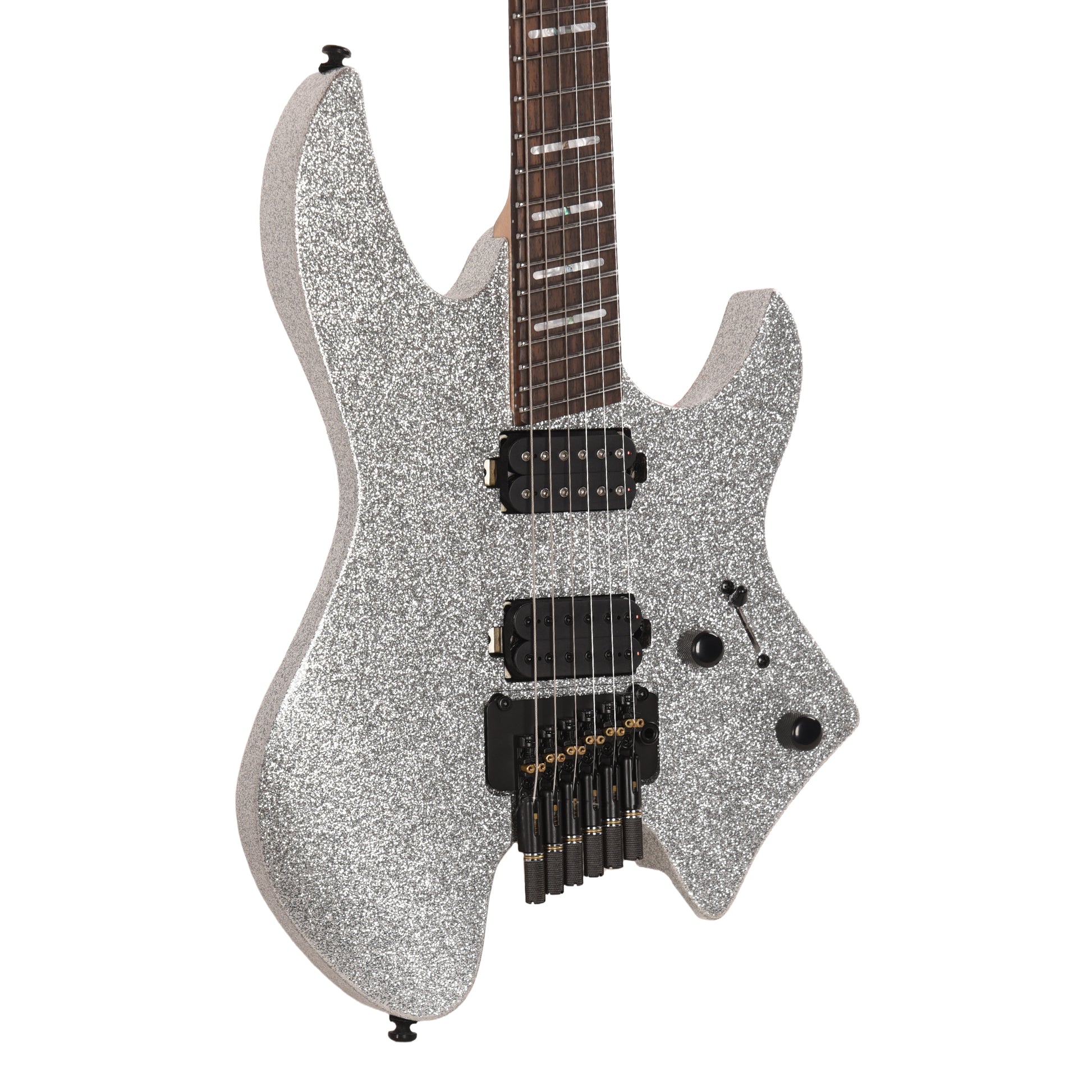 Sire Larry Carlton X6 Headless 6 Silver Sparkle Electric Guitars / Solid Body