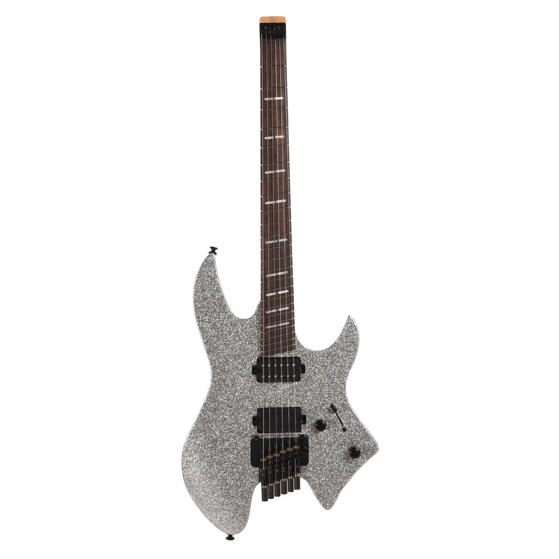 Sire Larry Carlton X6 Headless 6 Silver Sparkle Electric Guitars / Solid Body