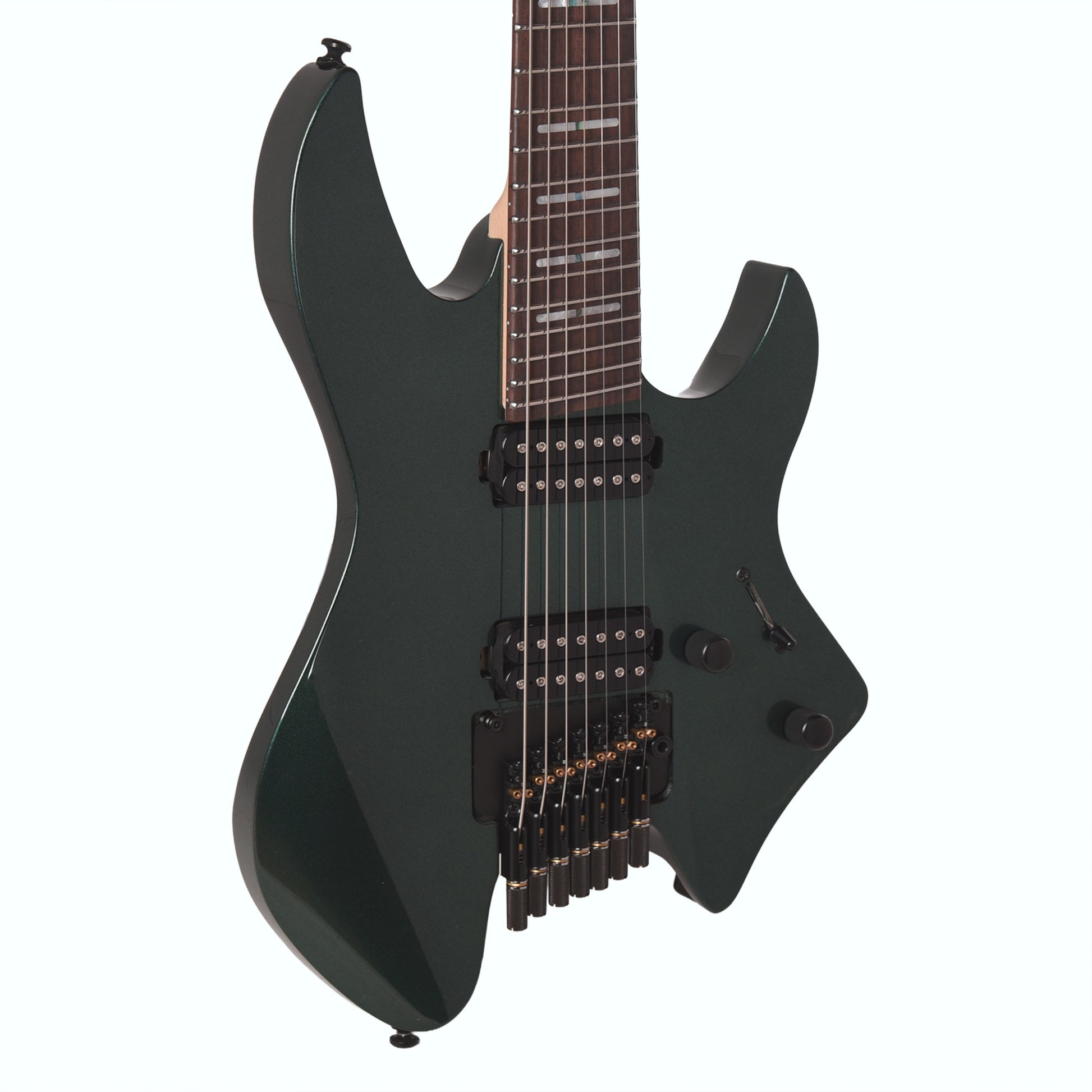 Sire Larry Carlton X6 Headless 7 Metallic Green Electric Guitars / Solid Body