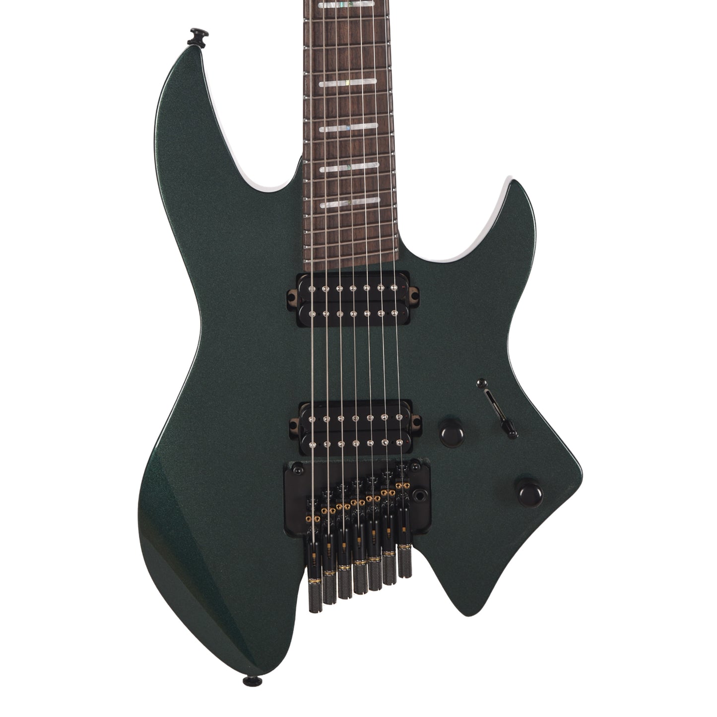 Sire Larry Carlton X6 Headless 7 Metallic Green Electric Guitars / Solid Body
