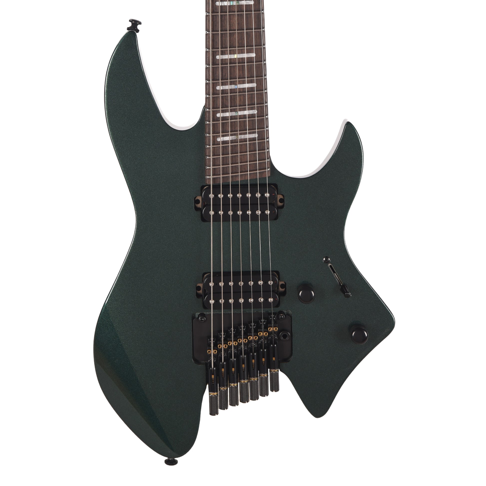 Sire Larry Carlton X6 Headless 7 Metallic Green Electric Guitars / Solid Body