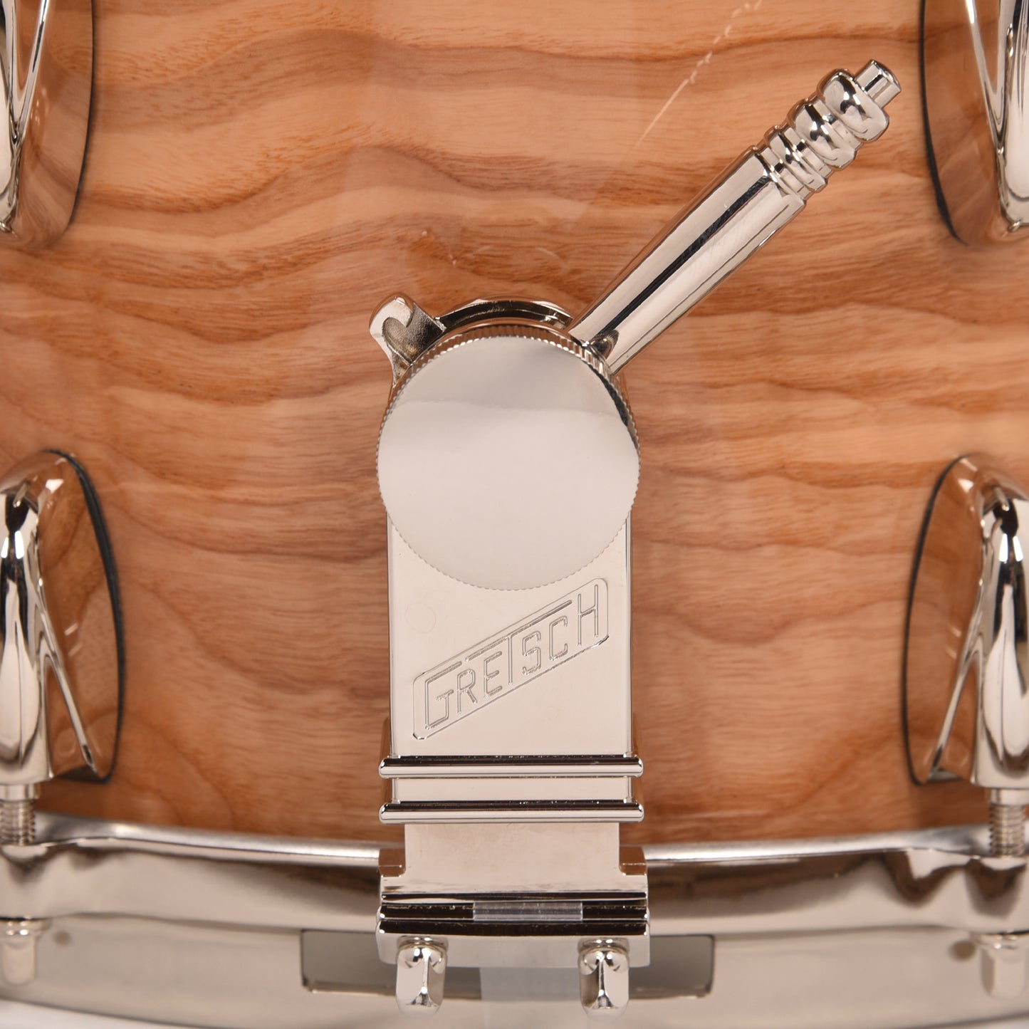 Gretsch 140th Anniversary USA Custom 7x14 Snare Drum Figured Ash w/Nickel Hardware & Bag
