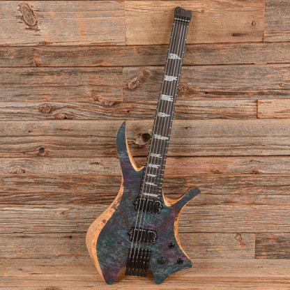 Skervesen Shoggie DC6 Green Purple Fade Electric Guitars / Solid Body