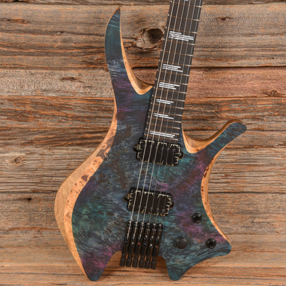 Skervesen Shoggie DC6 Green Purple Fade Electric Guitars / Solid Body