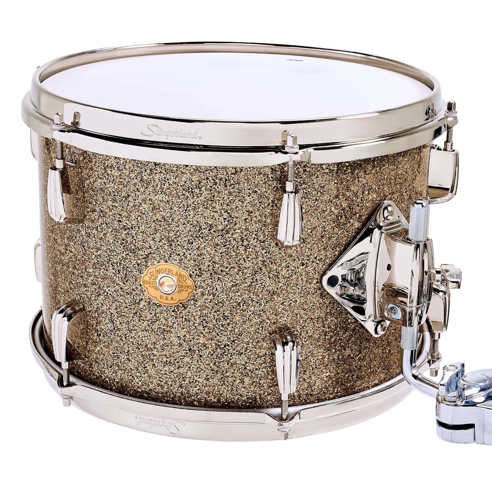 Slingerland Radio King 12/14/18 3pc. Drum Kit Gold Glass Glitter Drum Kits
