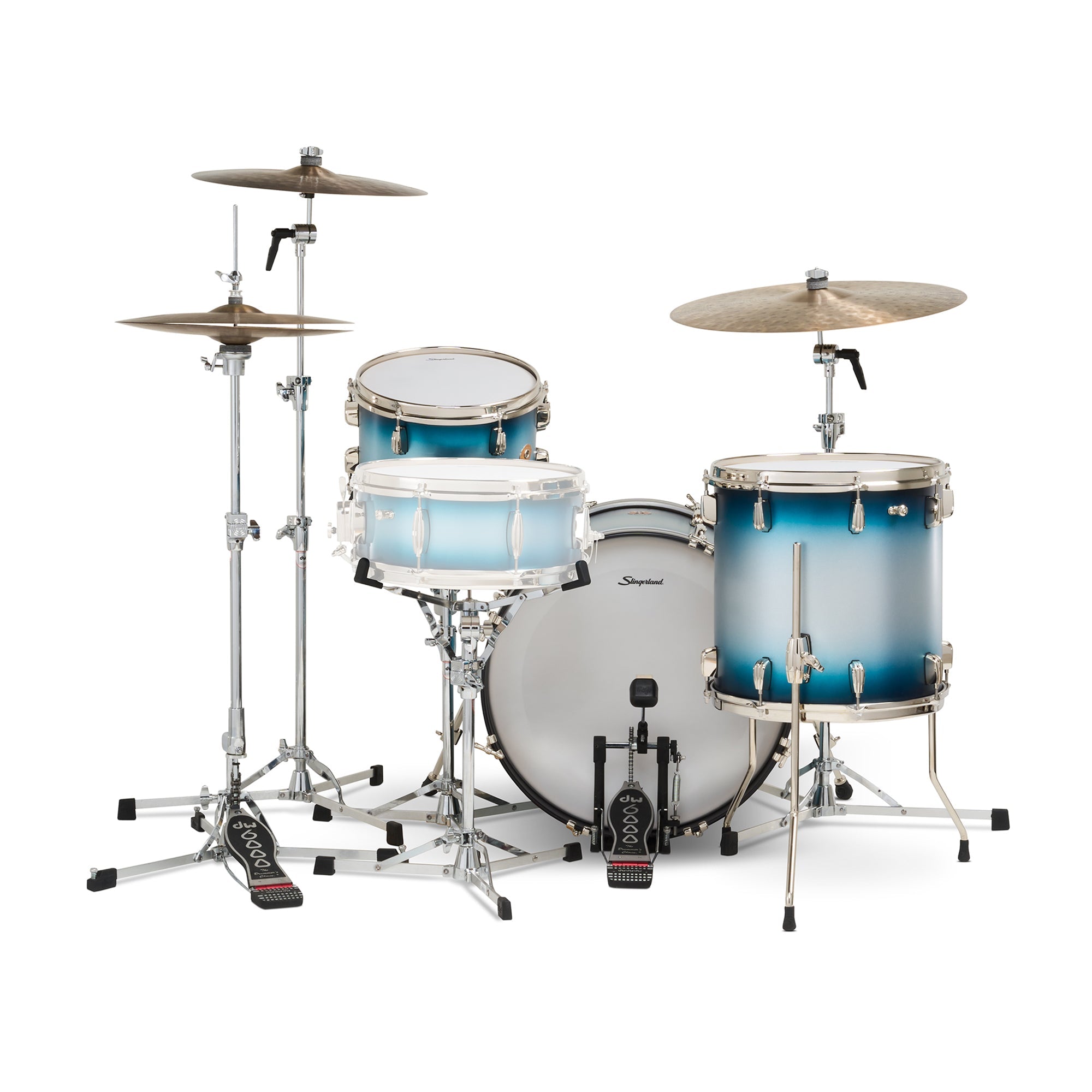 Slingerland Radio King 12/14/20 3pc. Drum Kit Blue and Silver Lacquer Drum Kits