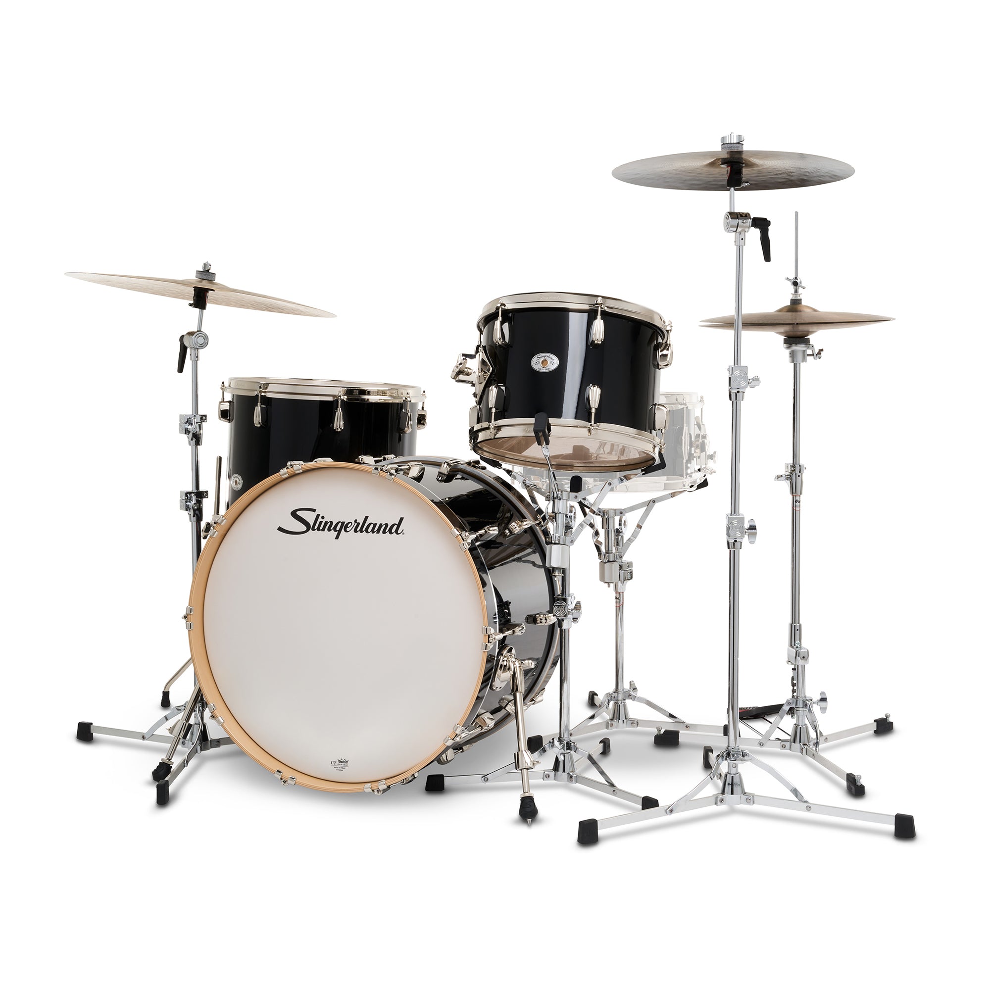 Slingerland Studio King 13/16/22 3pc. Drum Kit Del Norte Black Drum Kits
