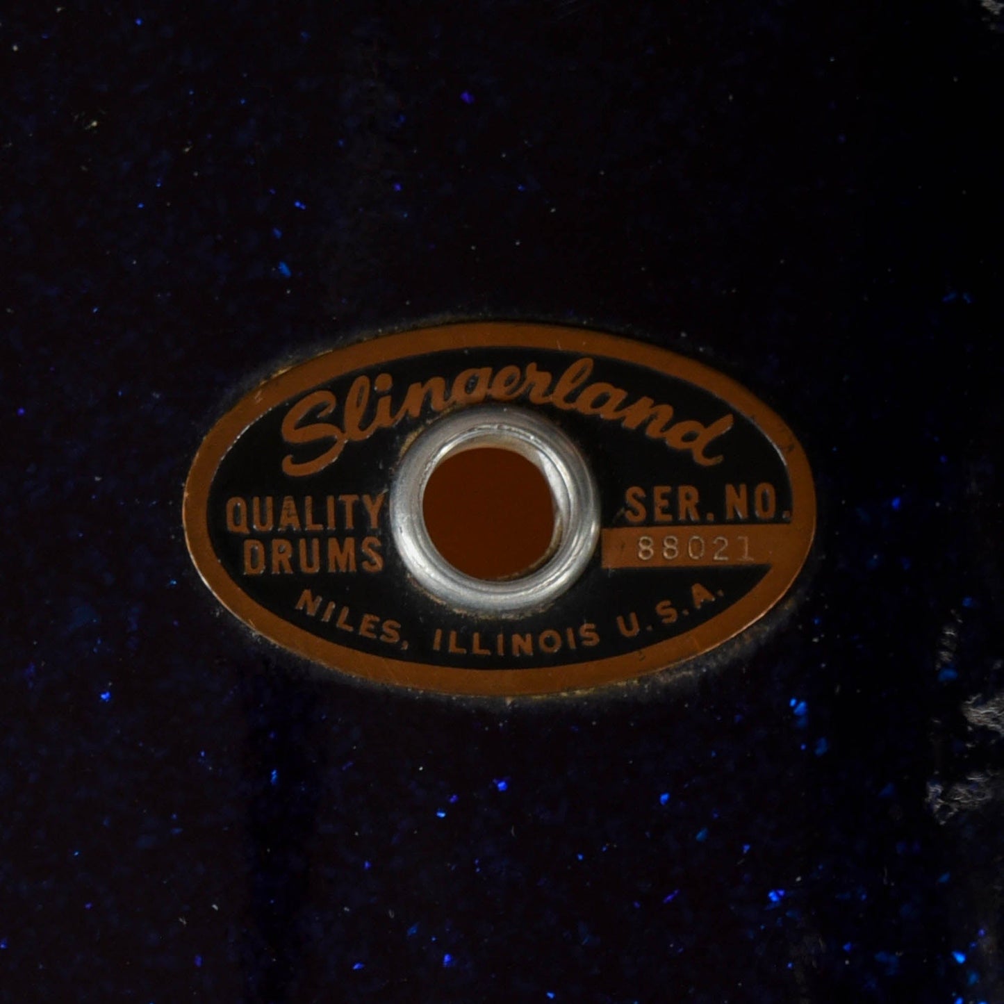 Slingerland 13/16/20 Drum Kit 3 pc Dark Blue Sparkle 3 ply USED 1965/66 Drums and Percussion / Acoustic Drums / Full Acoustic Kits