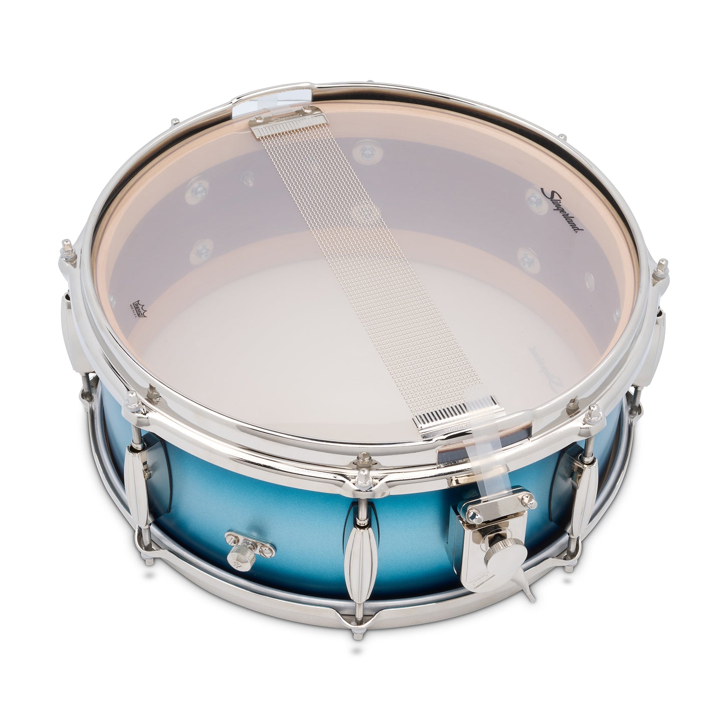 Slingerland Radio King 5.5x14 Snare Drum Blue and Silver Lacquer Drums and Percussion / Acoustic Drums / Snare