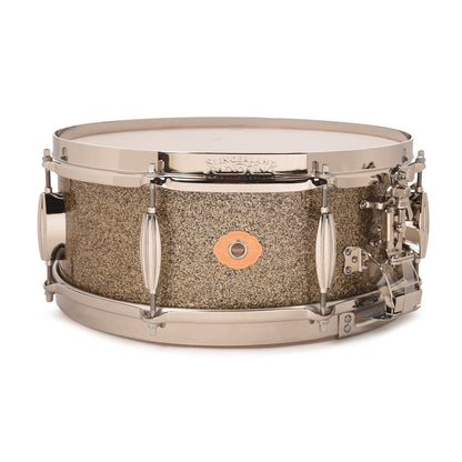 Slingerland Radio King 5.5x14 Snare Drum Gold Glass Glitter Drums and Percussion / Acoustic Drums / Snare