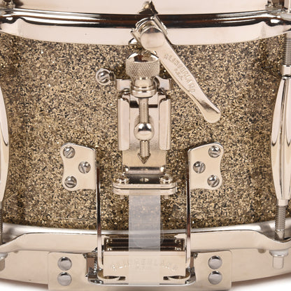 Slingerland Radio King 5.5x14 Snare Drum Gold Glass Glitter Drums and Percussion / Acoustic Drums / Snare