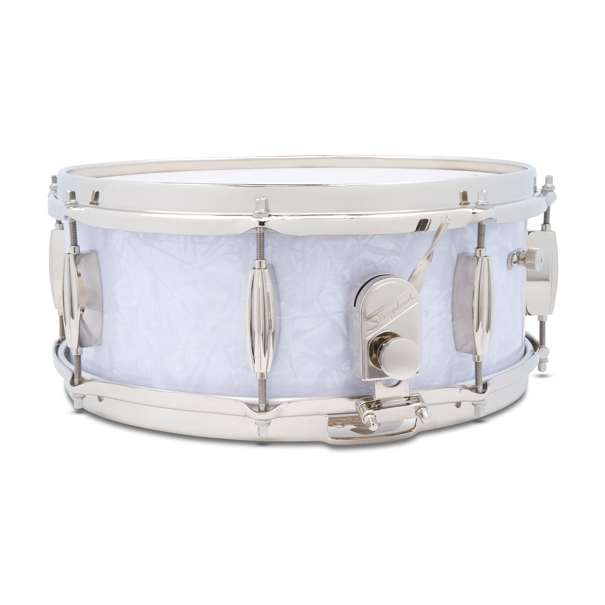 Slingerland Radio King 5.5x14 Snare Drum White Marine Pearl Snare Drums
