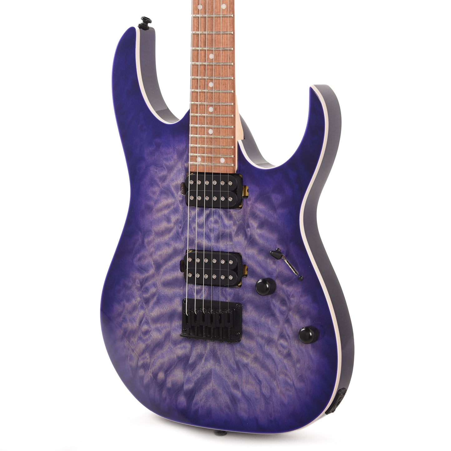 Ibanez RG421QMCBB Standard 6-String Electric Guitar Cerulean Blue Burst