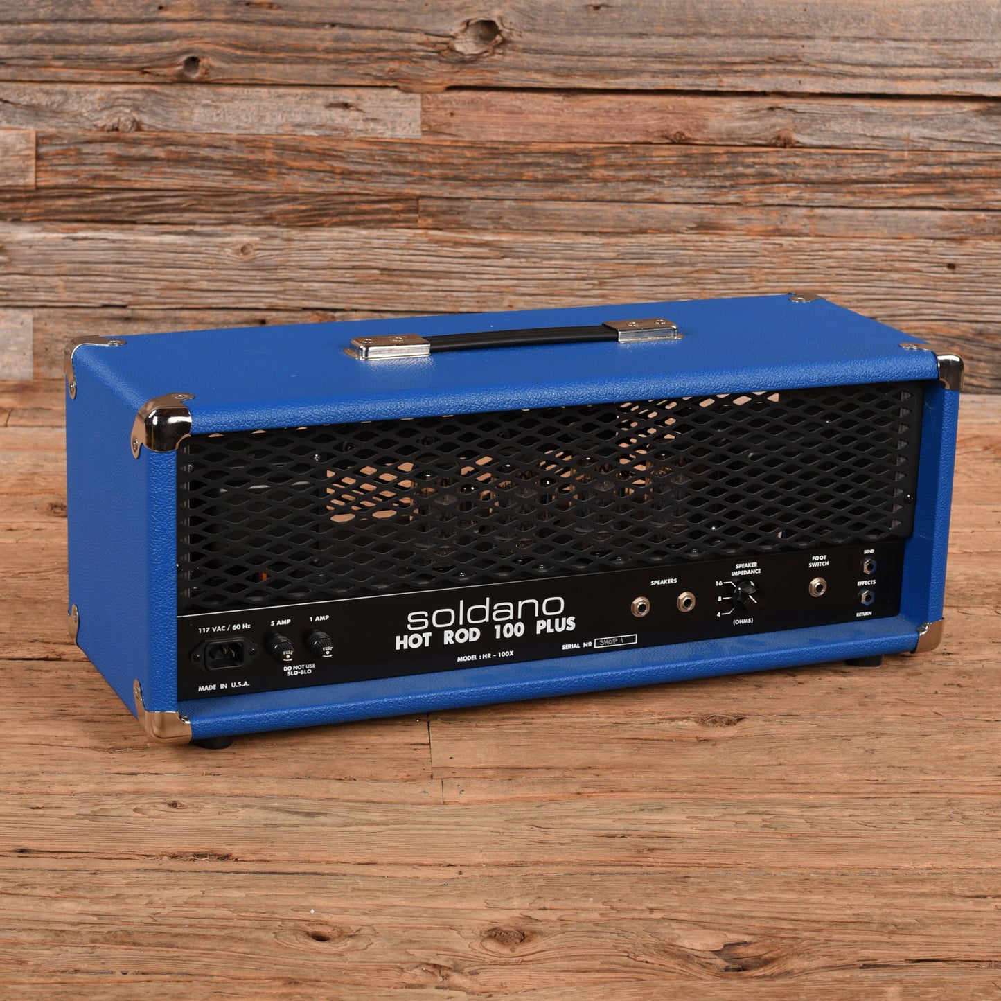 Soldano Hot Rod 100 Plus Head Blue Amplifiers