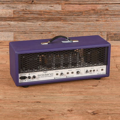 Soldano SLO 100 2-Channel 100-Watt Guitar Amp Head Purple Amplifiers