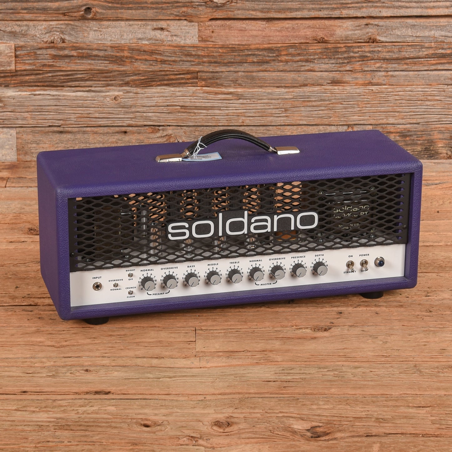 Soldano SLO 100 2-Channel 100-Watt Guitar Amp Head Purple Amplifiers