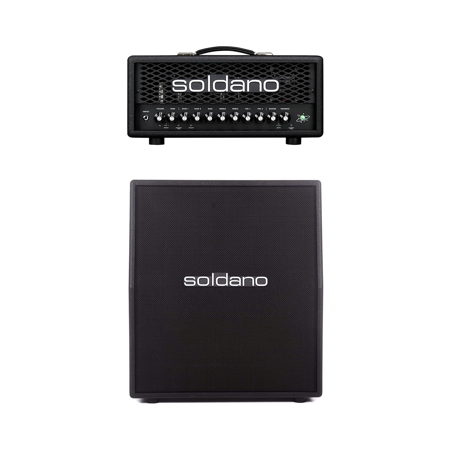 Soldano Astro 20 20w All-tube Head and 2x12" Vertical Slant Cab  Black Tolex/Grille w/Celestion V30 Bundle Amps / Guitar Amps / Guitar Heads