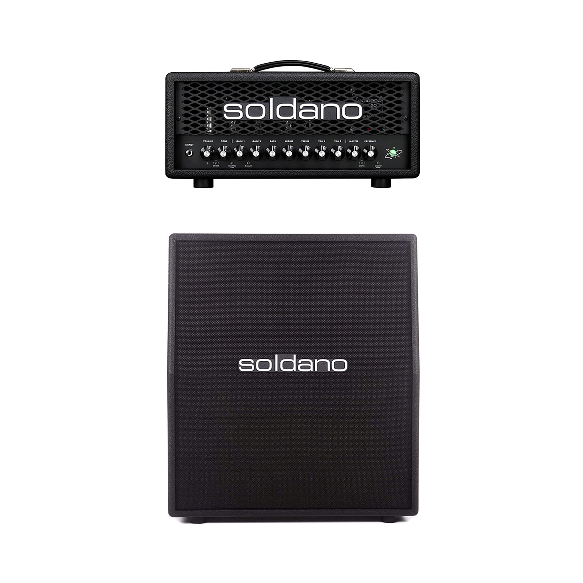 Soldano Astro 20 20w All-tube Head and 2x12" Vertical Slant Cab  Black Tolex/Grille w/Celestion V30 Bundle Amps / Guitar Amps / Guitar Heads