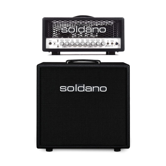 Soldano Super Lead Overdrive 30w Head and 1x12" Closed Back Cabinet w/ Celestion  V30  Bundle Amps / Guitar Amps / Guitar Heads