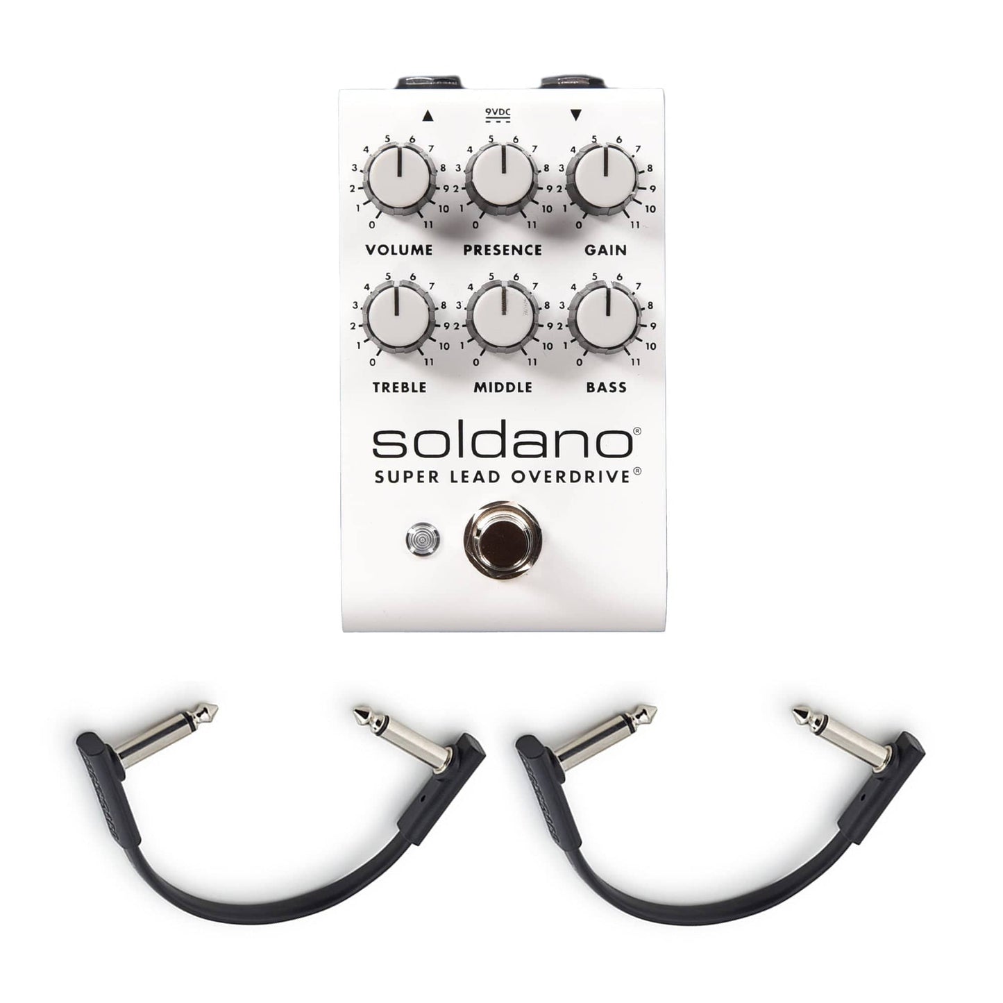 Soldano SLO Super Lead Overdrive Pedal w/(2) Rockboard Flat Patch Cables Bundle Effects and Pedals / Overdrive and Boost