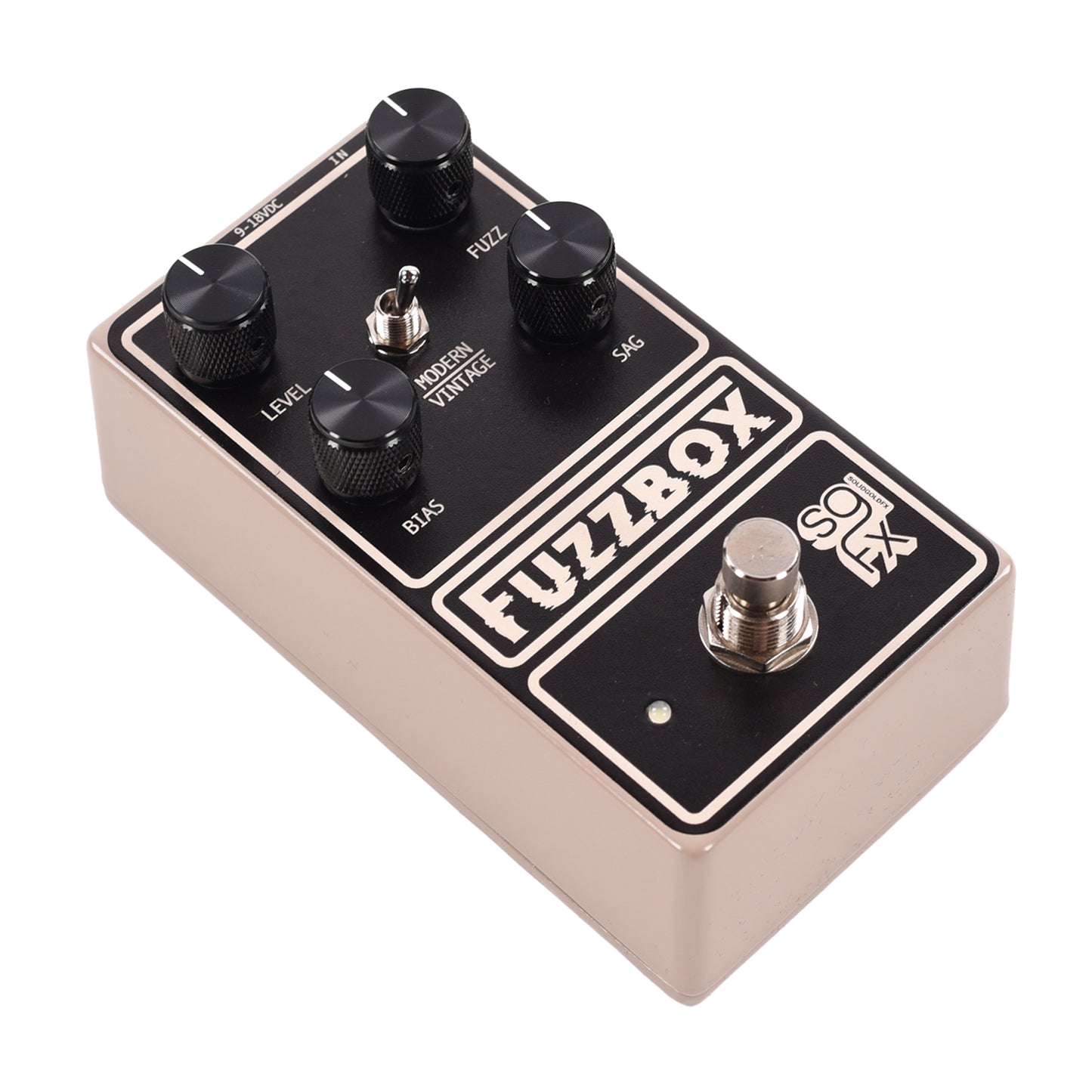 SolidGoldFX Fuzzbox Fuzz Pedal Effect Pedals