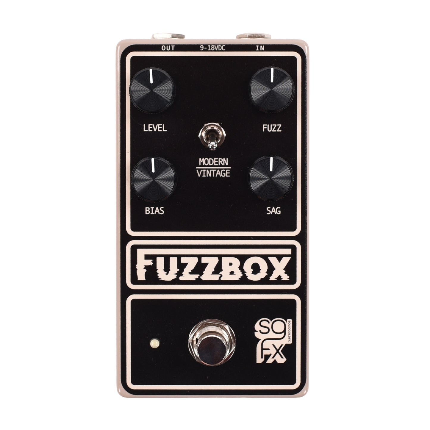 SolidGoldFX Fuzzbox Fuzz Pedal Effect Pedals