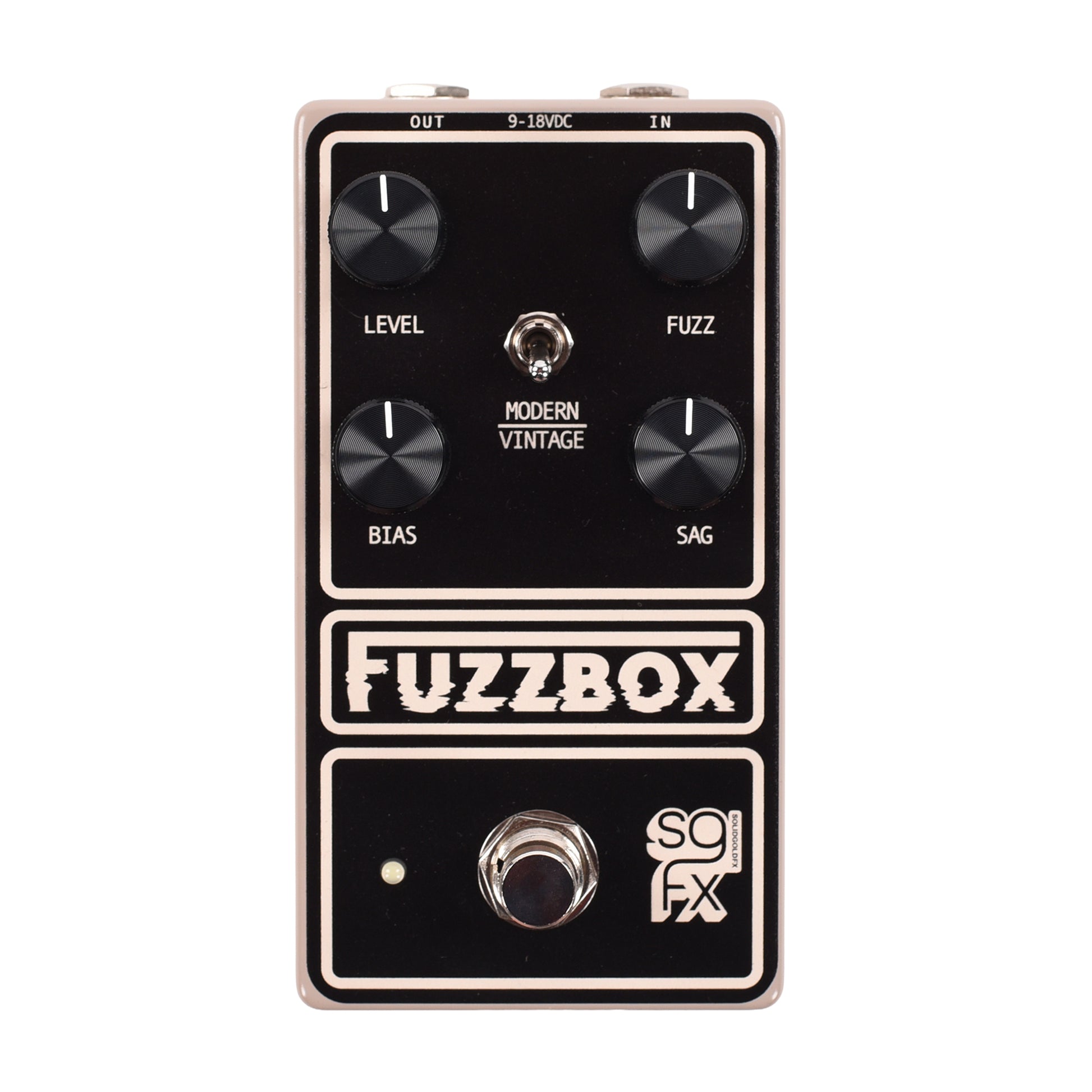 SolidGoldFX Fuzzbox Fuzz Pedal Effect Pedals